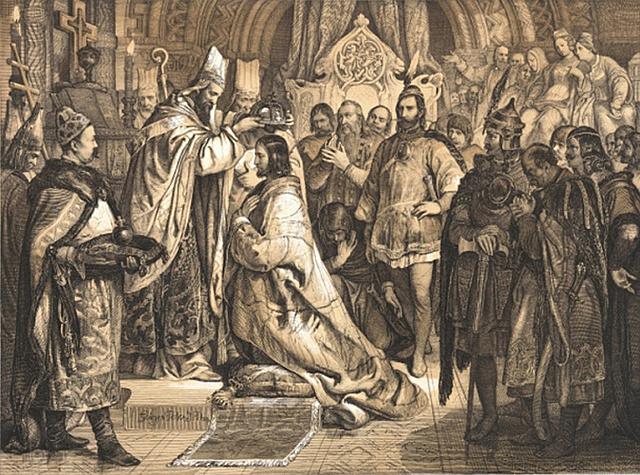 Istvánt királlyá koronázták