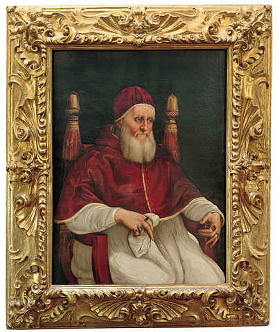 IL RITRATTO DI PAPA GIULIO ll DELLA ROVERE DI RAFFAELLO (1511-12, LONDRA, NATIONAL GALLERY)