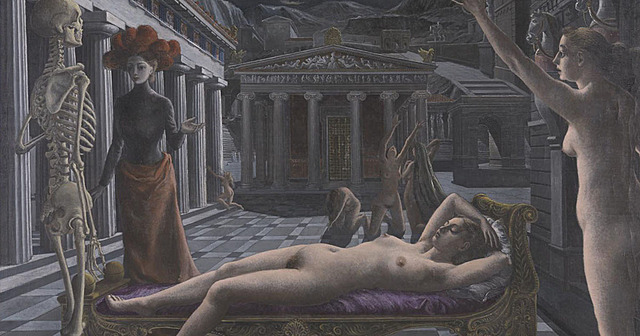 Venus dormida de Delvaux
