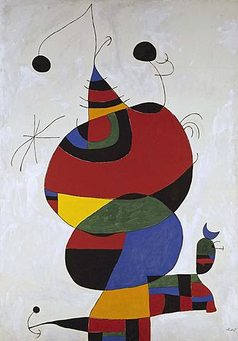Mujer, pájaro, estrella de Miró