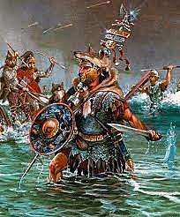 Julio César desembarca en Britania