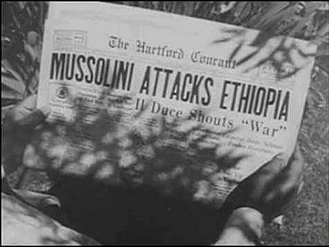 Italy invades Ethiopia