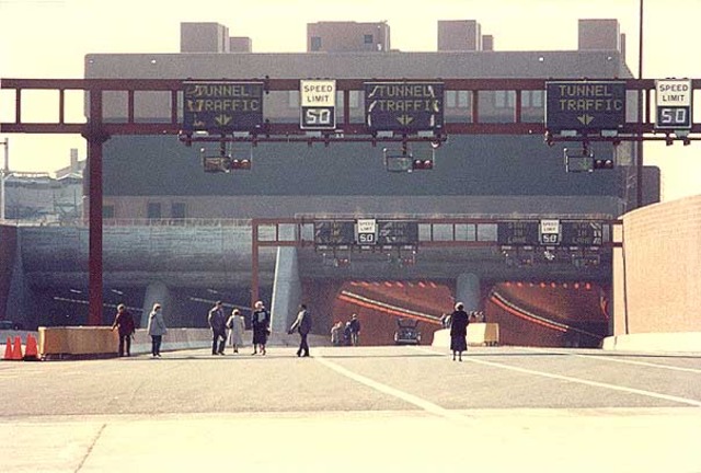 Tunnel opening ceremony