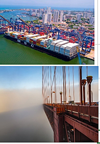 Terminal Marítima en Barranquilla  Golden Gate (Estados Unidos)