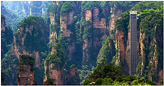 El ascensor Bailong (China)