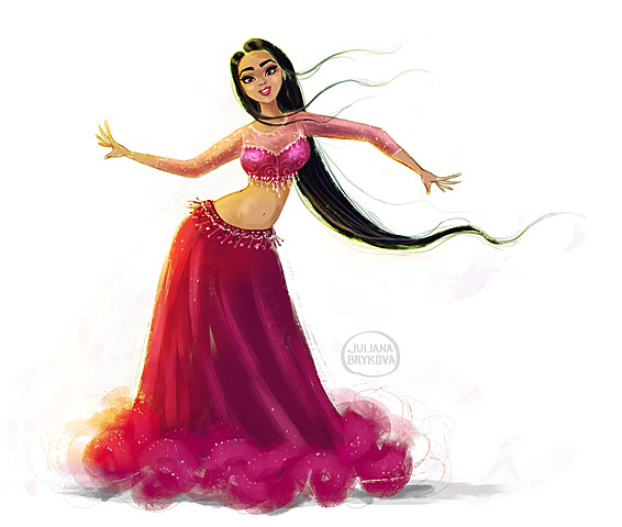 Empiezo clases de danza árabe