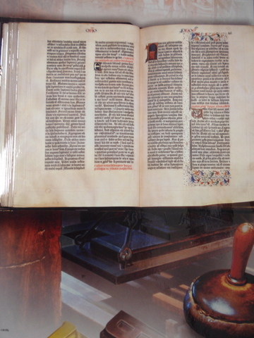 Gutenburg bible - first book printed using a machine1455