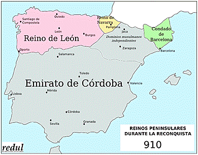 Al-Ándalus en el año 910