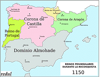 Al-Ándalus en el año 1150