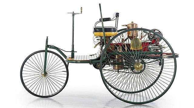 Karl Benz fabrica el primer coche con motor de combustión interna
