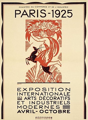 se celebra la Exposition Internationale des Arts Décoratifs et Industriels Modernes