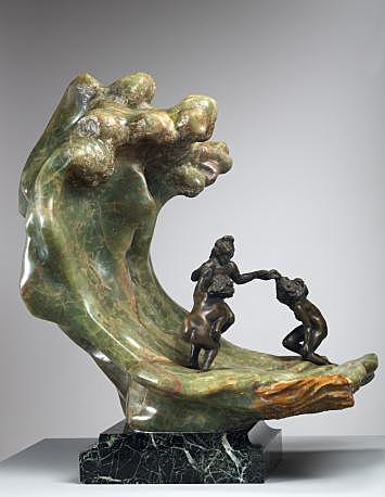 'La ola o las bañistas' de Claudel