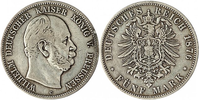 Creación do marco alemán.