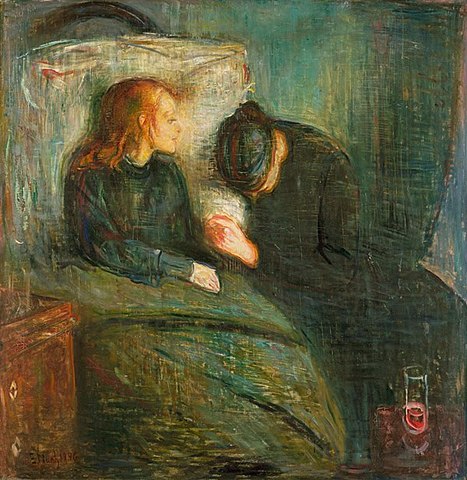 'La niña enferma' de Munch