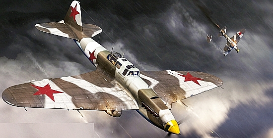 Először száll fel a szovjet Il-2 csatarepülőgép.