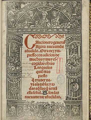 “Cancionero general”