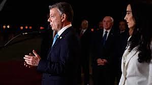 llegada de juan manuel santos al la presidencia