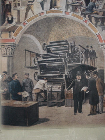 Rotary press - Marinoni 1866