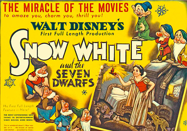 Estreno de la película " Blanca Nieves y los siete enanitos "