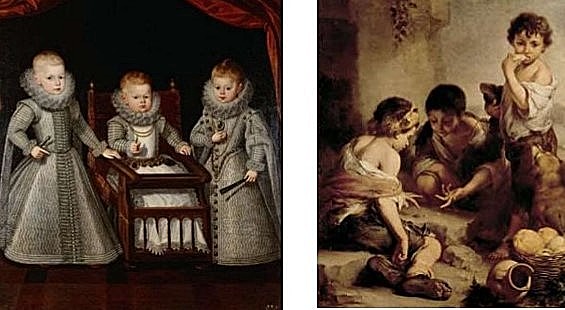 Se diferencia la infancia y las fases de la vida adulta.