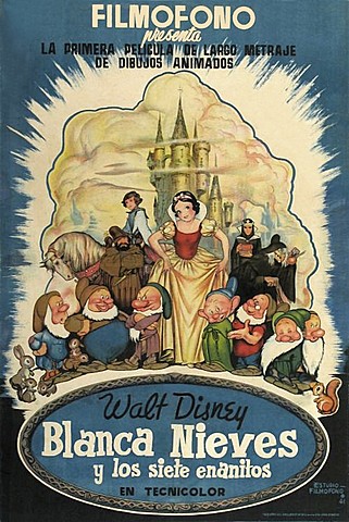 Estreno de  "Blanca Nieves y los siete enanitos"