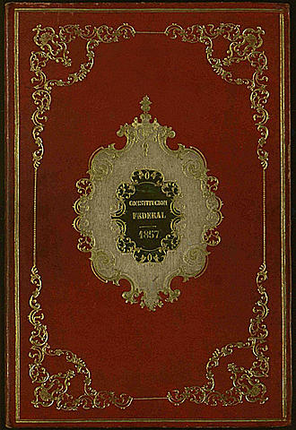 Promulgación de la constitución federal de los Estado Unidos Mexicanos