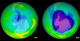 Se descubre la capa de ozono en la atmósfera superior