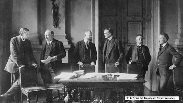 Firma del Tratado de Versalles