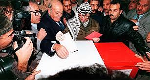 Primeras elecciones democráticas en Palestina