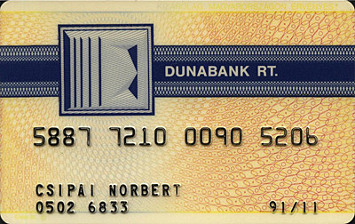 Első magyar bankkártya