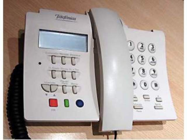 El teléfono fijo