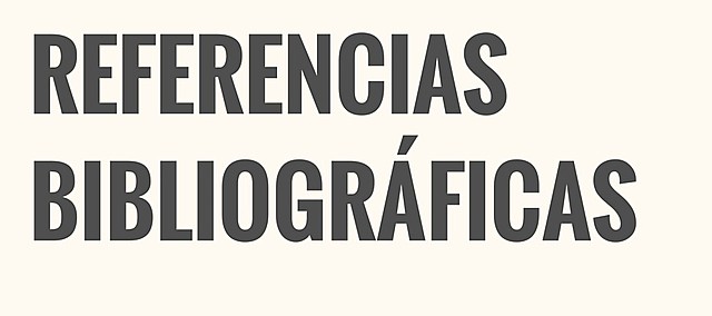 REFERENCIAS BIBLIOGRÁFICAS