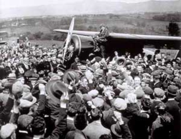 Amelia Earhart was the first women pilot to fly across the Atlantic