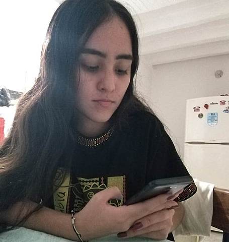 To be on the cell phone