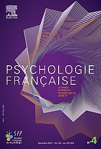 Psychologie Française.Psicología Politica en Fracia moderna.