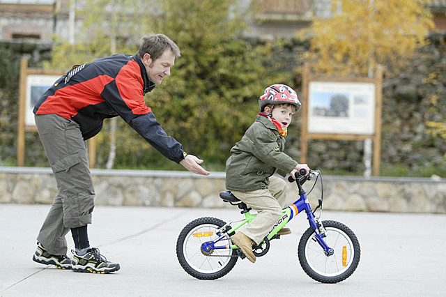 aprender a montara bicicleta