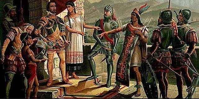 Los españoles entran a Tenochtitlán