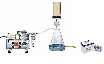 Filtración al vacío