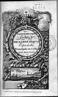 Constitución Política de la Monarquía Española