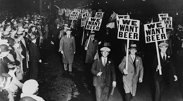 Prohibition In Canada-  A +1 is given as the event did make a difference in rules regarding alcohol but the prohibition didn’t last forever