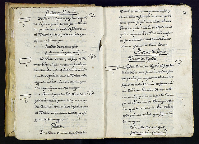 Elaboración del Catastro de Ensenada