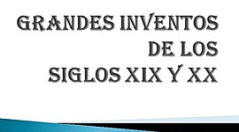 Timeline: Acontecimientos segunda mitad del Siglo XIX y principios del Siglo XX