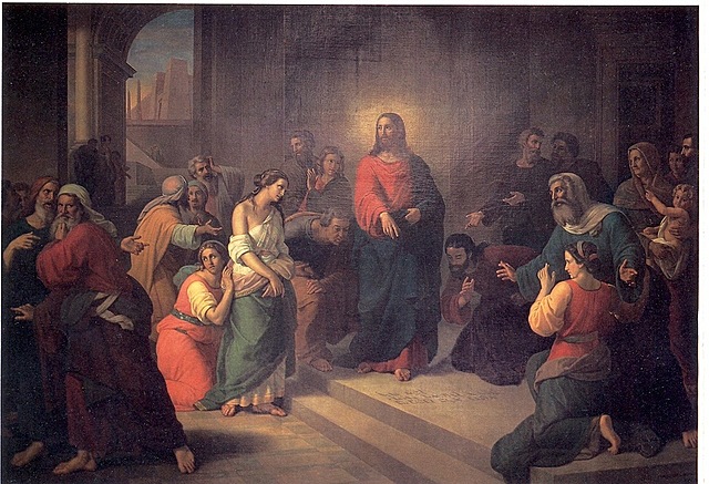 uan Cordero, realizó  “La mujer adúltera”