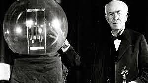 La primera bombilla incandescente