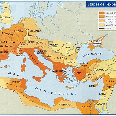 Timeline: La expenció de Roma