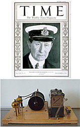 Marconi envía información inalámbrica a través del Canal de la Mancha