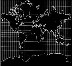 Mercator Idea un sistema de representació cartogràfica de la  Terra.