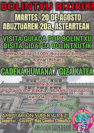 Bisita gidatua eta giza katea