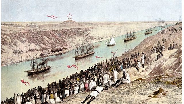Inauguración del Canal de Suez