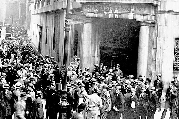 Wall Street Stock Market crash